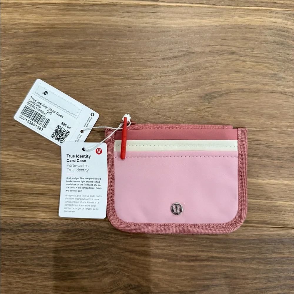 Lululemon Pink True Identity Card Case - NWT